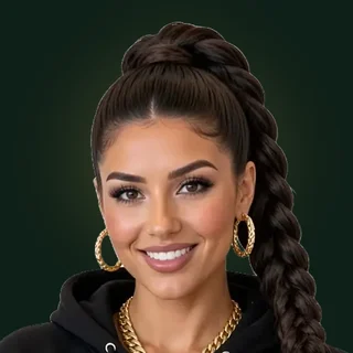 Alexis, an AI-generated host